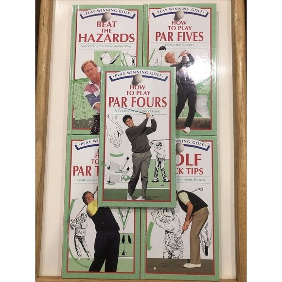 Play Winning Golf - Golf Skills and Tactics Box Set 5 Hardcover Books Like New - Picture 5 of 5